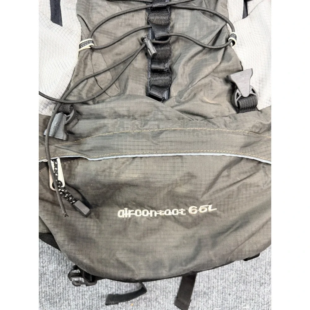 The North Face Aircontact 65L Backpack Vintage Green Grey Hiking Travel Bag‎ PV